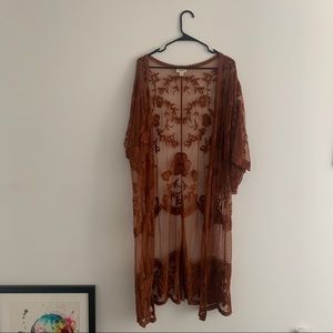 [Sold on Merc] Lace Kimono